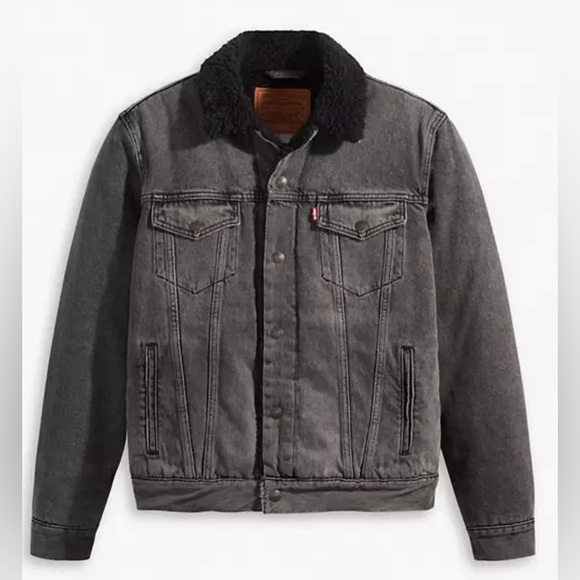 Levi’s Trucker Sherpa Jacket - Picture 1 of 8